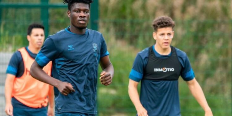 Ghanaian forward Emmanuel Yeboah  starts training with new club Brondby IF