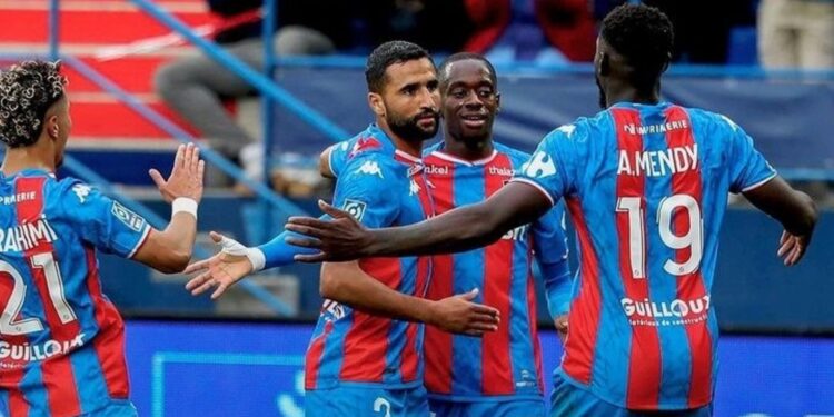 Ghanaian forward Godson Kyeremeh bags two assists in Caen’s win over Ajaccio in France