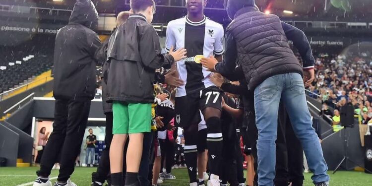 Ghanaian youngster Raymond Asante named in Udinese’s first team squad for 2023/24 Serie A season