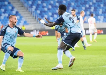 VIDEO: Watch Ghanaian forward Zuberu Sharani’s goal as Slovan Bratislava advances in UEFA Champions League qualifiers