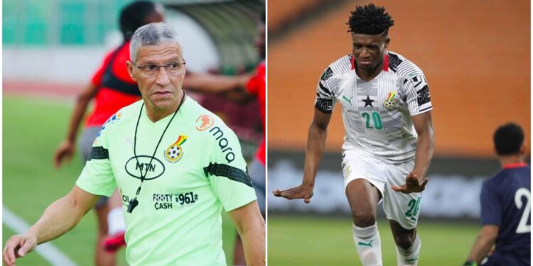 Black Stars coach Chris Hughton reacts to Chelsea, Arsenal, Manchester United interest in Mohammed Kudus
