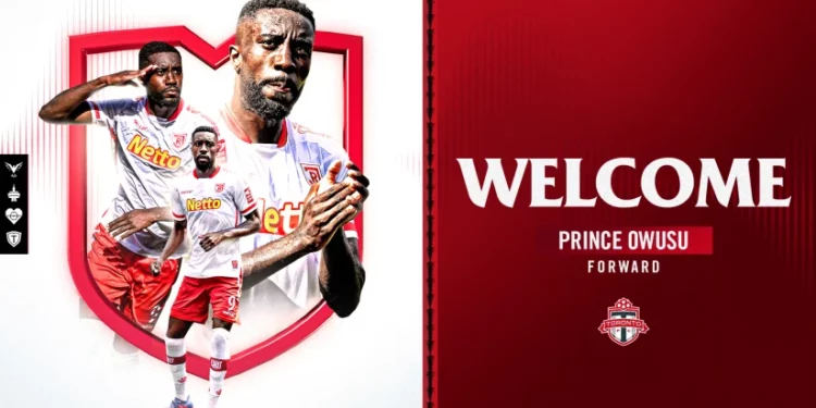 Ghanaian striker Prince Osei Owusu joins MLS side Toronto FC