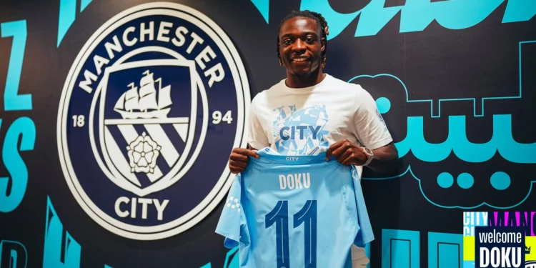 OFFICIAL: Jeremy Doku joins Manchester City from Rennes