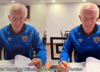 VIDEO: Watch how Hearts of Oak introduced Dutch-man Martin Koopman to players as new head coach