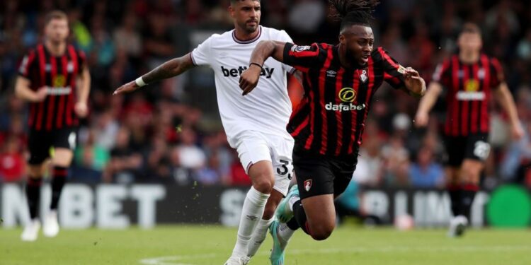 Bournemouth manager Andoni Iraola commends Antoine Semenyo’s impact in West Ham draw