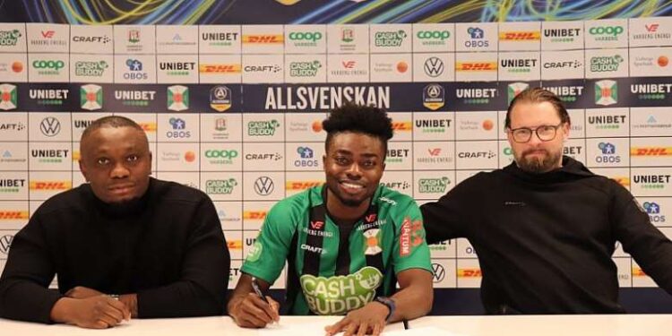Swedish club Varbergs BoIS hands Ghanaian defender Gideon Mensah contract extension