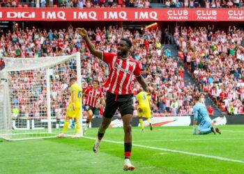 VIDEO: Ghanaian forward Inaki Williams scores again for Athletic Bilbao against Getafe