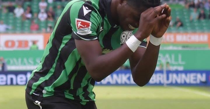 Ghanaian defender Derrick Kohn scores season’s first goal at Greuther Fürth for Hannover 96