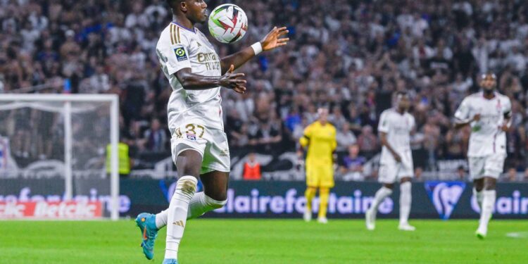 Ghanaian winger Ernest Nuamah disappointed after his Lyon debut defeat to PSG