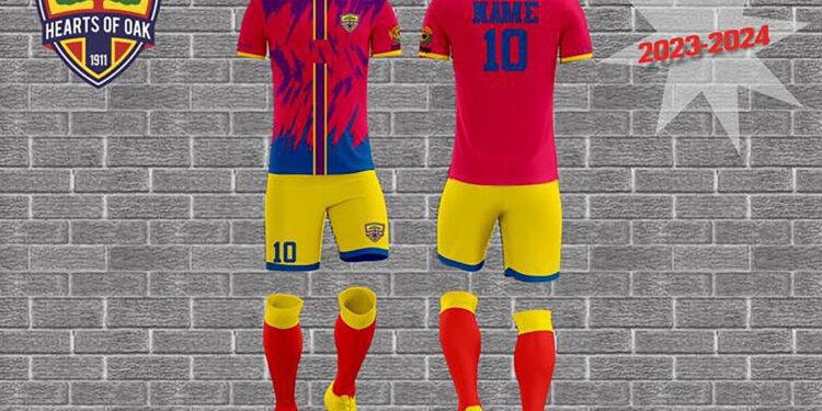 Hearts of Oak unveil new jerseys for 2023-24 Ghana Premier League