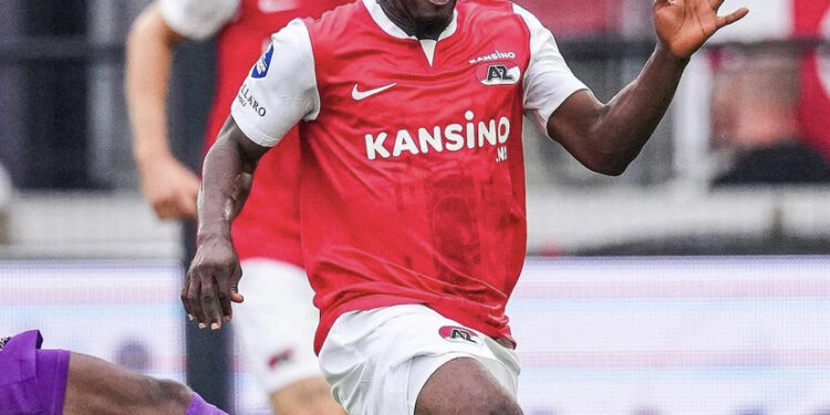 Ghanaian forward Sadiq Ibrahim debut for AZ Alkmaar in win over Sparta Rotterdam