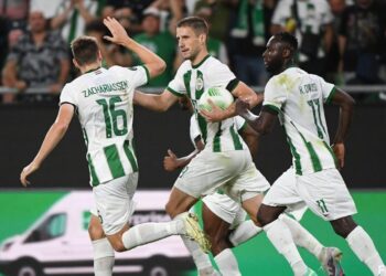 Ghanaian striker Kwabena Owusu scores in Ferencvárosi Europa Conference League win over FK Cukaricki