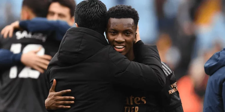 Arsenal manager Mikel Arteta proud of Eddie Nketiah’s England call up