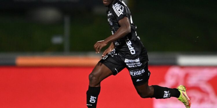 Ghanaian forward Augustine Boakye scores as Wolfsberger beat WSG in Austria Bundesliga