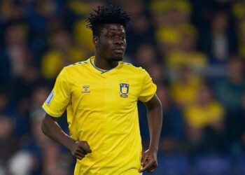 Ghanaian striker Emmanuel Yeboah shines on Brøndby debut in win over HIK