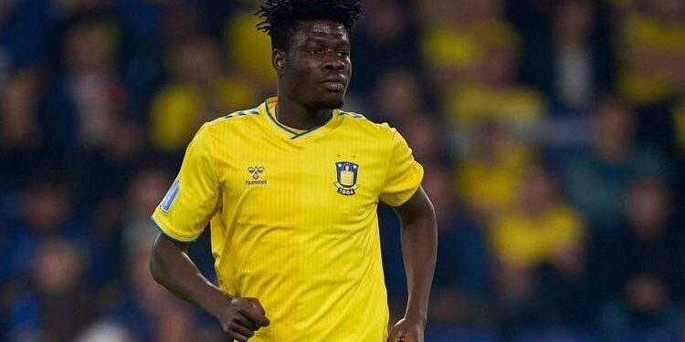 Ghanaian striker Emmanuel Yeboah shines on Brøndby debut in win over HIK