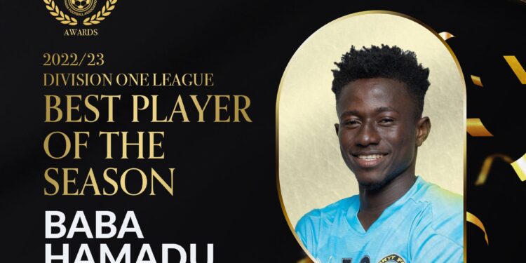 2023 GFA Awards: Former Skyy FC striker Baba Musah crowned Access Bank Division One League player of the season
