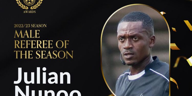2023 GFA Awards: Julian Nunoo crowned 2022/23 Male Referee of the Season