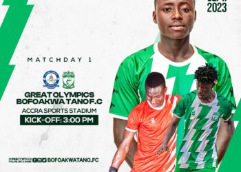 GPL Week 1 Preview: Great Olympics host returnees Bofoakwa Tano on Saturday