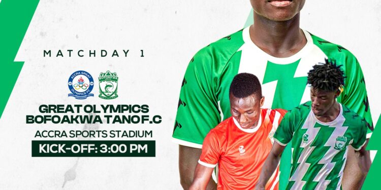 GPL Week 1 Preview: Great Olympics host returnees Bofoakwa Tano on Saturday