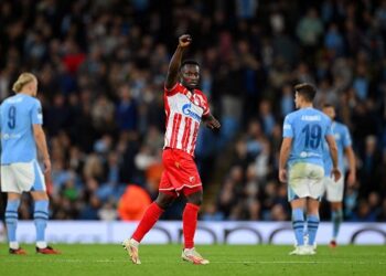 “Not the results we wanted but we will come back stronger” – Osman Bukari reacts after Red Star Belgrade’ UCL defeat to Man City