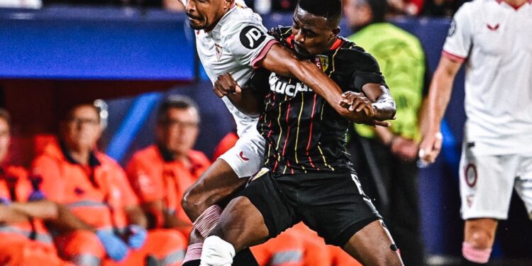 Abdul Salis Samed reacts to RC Lens’  1-1 draw with Sevila