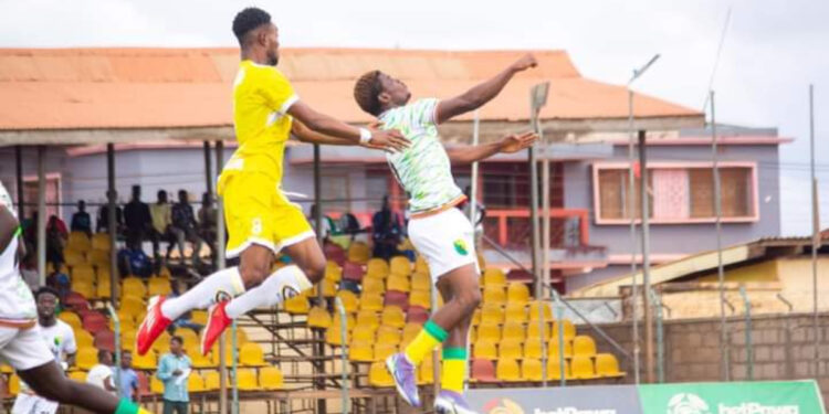 Match Report: Stephen Amankona’s double sink Goldstars in Berekum