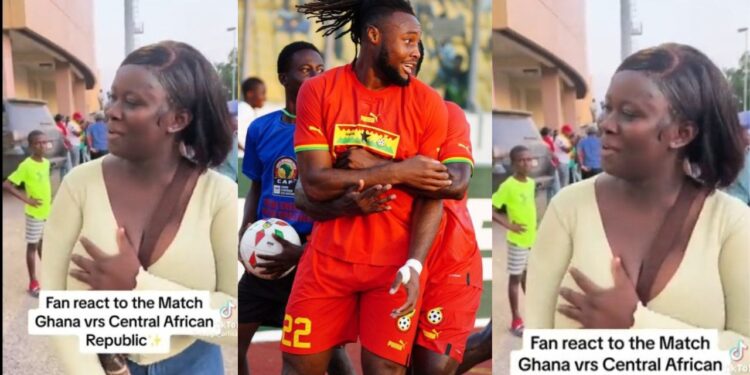 Come to mummy – Happy Ghanaian lady tells Semenyo after Central Africa Republic game