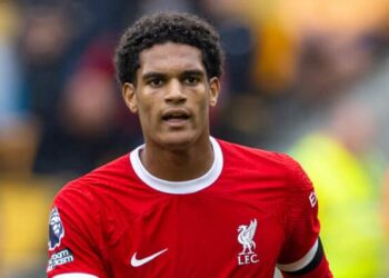 ‘Excellent from the big man’ – Andy Robertson praises Ghanaian defender Jarell Quansah after full Liverpool debut