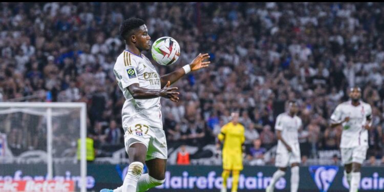 Ghanaian winger Ernest Nuamah disappointed after his Lyon debut defeat to PSG