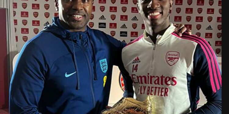 Arsenal star Eddie Nketiah speaks fondly of Ian Wright’s effect on his career