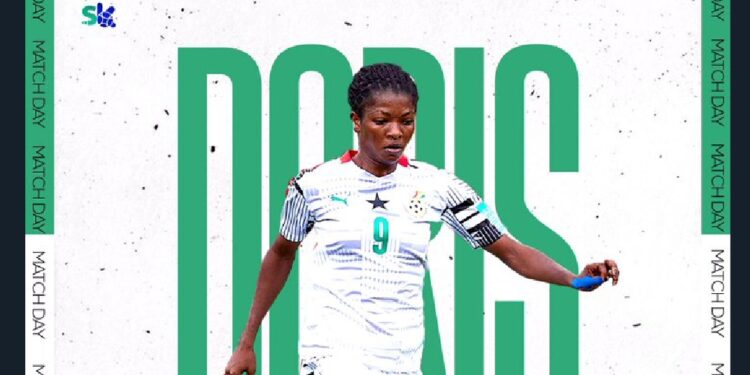 Black Queens striker Doris Boaduwaa brimming in confidence ahead of Rwanda clash