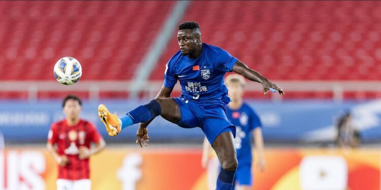 In-form Ghanaian attacker Abdul-Aziz Yakubu scores again for Wuhan Three Towns in Chinese Super League