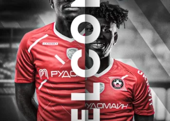 Ukranian topflight side FC Kryvbas Kryvyi Rih unveil Ghanaian duo Konadu Yiadom and Prince Adu Kwabena