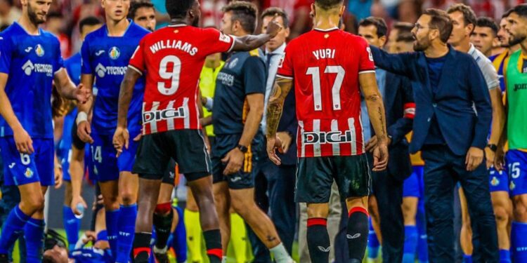 Ghanaian attacker Inaki Williams unhappy with Getafe boss for playing ‘NEGATIVE FOOTBALL’