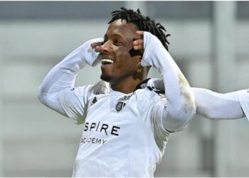 Ghanaian attacker Isaac Nuhu scores in KAS Eupen defeat to Anderlecht in Belgium