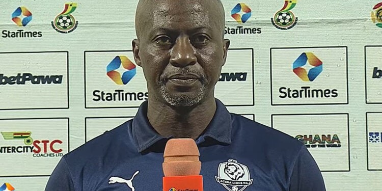 Accra Lions Boss Ibrahim Tanko displeased with his team’s poor first half display against Great Olympics