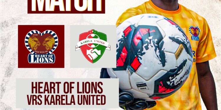 Ghana Premier League Preview: Heart of Lions seek first win against Karela United