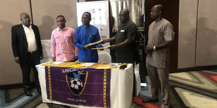 Medeama SC unveil $300k Nguvu Mining Limited sponsorship