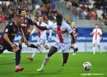 Ghanaian striker Samuel Obeng features in Huesca draw against Eibar