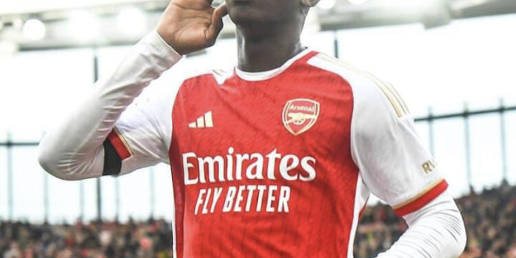 “I’m really happy for him” -Arsenal manager Arteta reacts to Eddie Nketiah’s hat-trick against Sheffield United
