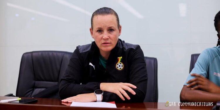 Paris 2024 Qualifiers: Black Queens coach Nora Häuptle addresses the media on Monday ahead of Benin clash