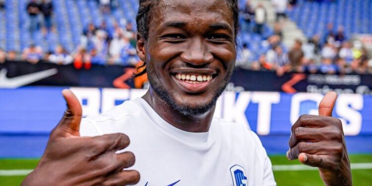 “First of many”- Ghanaian attacker Christopher Bonsu Baah reacts after debut goal for KRC Genk 