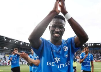 Ghanaian forward Naeem Mohammed on target in Halmstad BK draw with Mjällby AIF