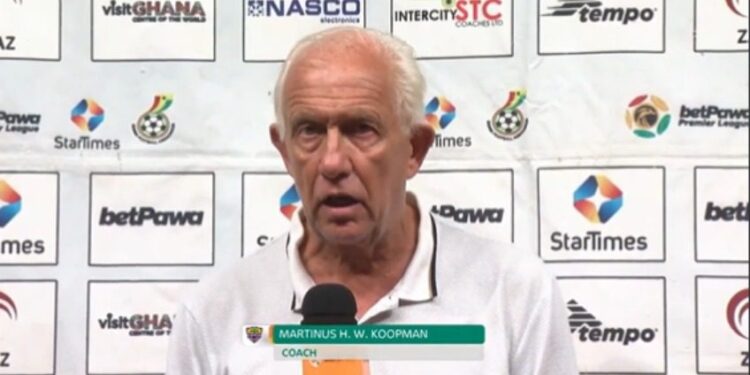 Hearts of oak goal-scoring problem isn’t my fault- Martin Koopman