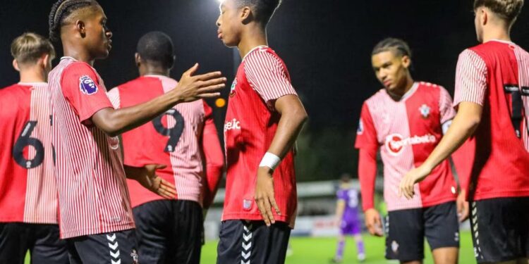 Ghanaian youngster Sam Amo-Ameyaw on target for Southampton U21 in win over Reading in Premier League 2