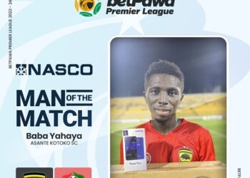 Kotoko ‘savior’ Baba Yahaya named Man of the Match in Karela United draw