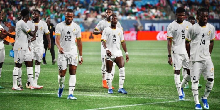 Black Stars failed to register a shot on target in Mexico defeat