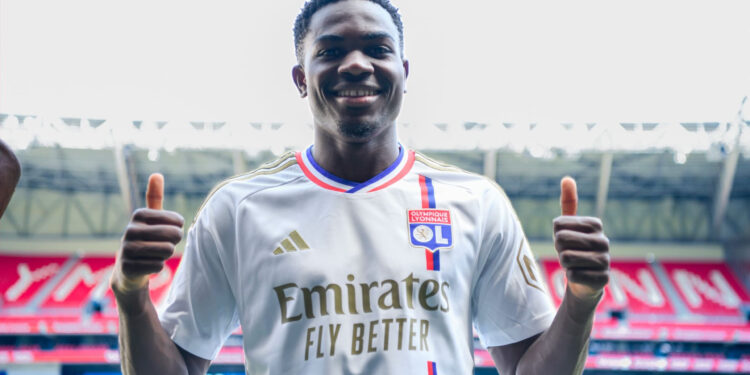 Ernest Nuamah rated 7.1 after scoring in Lyon’s 3-3 draw against Lorient