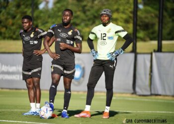 Checkout photos from Black Stars final training session ahead of Mexico match on Saturday